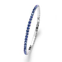 دستبند النگویی یاقوت کبود الیور وبر مدل دنس 206-5214 Oliver Weber 5214-206 Dance Sapphire Bracelet