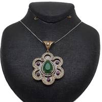 گردنبند نقره ترمه مدل KB7