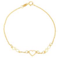 دستبند طلا 18 عیار شانا مدل B-SG138 Shana B-SG138 Gold Bracelet