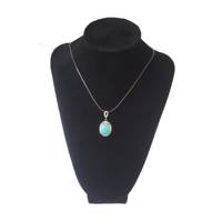 آویز گردنبند نقره فیروزه بلو استون کد 396110207 Blue Stone 396110207 turquoise