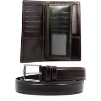 ست هدیه چهارنظم مدل 24017Dbr 4nazmleather 24017Dbr Leather Gift-Set