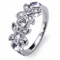 انگشتر الیور وبر مدل گل زنبق 2474R سایز 8 Oliver Weber Fleur 2474R Ring Size 8