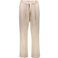 شلوار زنانه دمپا گشادکمرکش دار کرم روشن کد 207 Dorsa Tanpoosh 9 Trousers For Women