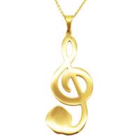 گردنبند شهر شیک طرح نت موسیقی مدل G123 Shahr Shik G123 Music Note Necklace