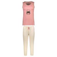 ست تی شرت و شلوار زنانه ناربن مدل خال عدسی 980 Narbon 980 T-Shirt And Pants For Women