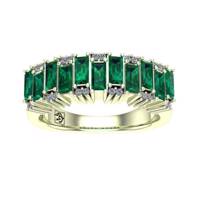 انگشتر طلا اونیکست مدل 2075 Emerald Onixset 2075 Emerald Gold Ring