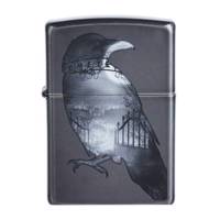 فندک زیپو مدل Double Exposed Raven Zippo Double Exposed Raven Lighter