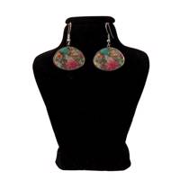 گوشواره گالری بهشت مدل باغ و پرنده طرح 1