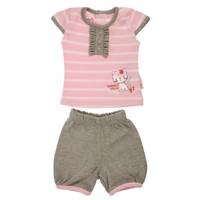 ست لباس دخترانه آدمک مدل 1679001 Adamak 1679001 Baby Girl Clothing Set