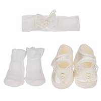 ست هدبند و جوراب و پاپوش یومسه مدل 3752 Yumese 3752 Headband And Socks And Booties Set