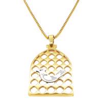 گردنبند شهر شیک طرح مرغ آمین مدل G138 - Shahr Shik G135 3-Layer Amin Hen Necklace