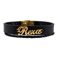 دستبند جنیکا اسم رضا مدل D05