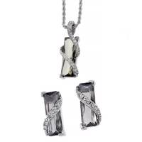 نیم ست کریستال الیور وبر مدل طناز 96999035 Oliver Weber 96999035 Flirt Cry Diamond Half Set