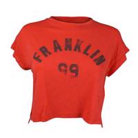 تیشرت زنانه فرانکلین مارشال مدل جرزی کد 690 Franklin Marshall Tshirt Jersey Short for woman