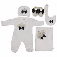 ست لباس نوزادی ادا بیبی مدل 7712Dark Blue EdaBaby 7712Dark Blue Baby Clothes Set