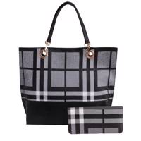 ست کیف و کیف پول دوک مدل 2-1056-1065 1065-1056-2 Duk Hand Bag and Wallet