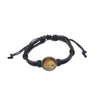 دستبند چرمی الفین مدل el02029 - Elfin el02029 Leather Bracelet