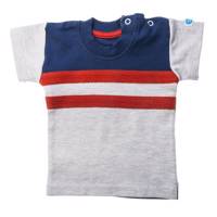 تی شرت آستین کوتاه تیک تاک طرح سرمه ای Tik Tak Dark Blue Baby T-Shirt With Short Sleeve