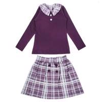 ست تی شرت و دامن دخترانه شهر شیک کد 61 Shahr Shik 61 T-Shirt and Skirt For Girls