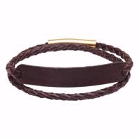 دستبند چرمی آتیس کد I2000BR Atiss I2000BR Leather Bracelet