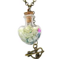 گردنبند برندز مدل قلب شب تاب BK-157