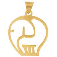 آویز گردنبند طلا 18 عیار ماهک مدل MM0440 Maahak MM0440 Gold Necklace Pendant Plaque