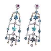 گوشواره الیور وبر مدل جشن رنگ ها 9958 Earring Celebration rhod. multi