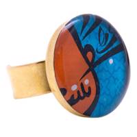 انگشتر باربد طرح نوشته آب را گل نکنیم کد ERR34