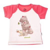 تی شرت آستین کوتاه نوزادی آدمک مدل Woolly Bear Adamak Woolly Bear Baby T Shirt With Short Sleeve