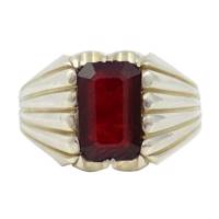 انگشتر نقره تاج گوهر مدل TG149