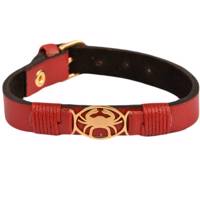 دستبند چرمی کهن چرم طرح تولد تیر مدل BR43-2 Kohan Charm Tir BR43-2 Leather Bracelet