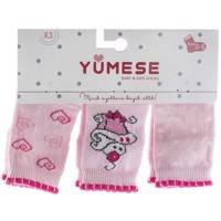 جوراب کودک یومسه مدل 3666 بسته 3 عددی Yumese 3666 Socks Pack Of 3