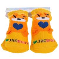 جوراب فانتزی طرح خرس نارنجی Orange Bear Fantasy Socks