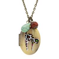 گردنبند قاب عکس لوکسین طرح گربه مدل N565 Loxin Cat Photo Frame N565 Necklace