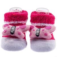 پاپوش عروسکی بیبی ساکس طرح پروانه Baby Socks Butterfly Puppet Footwear