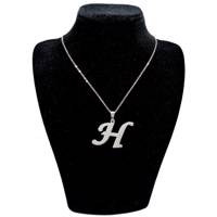 گردنبند آی جواهر طرح H کد 11107GH