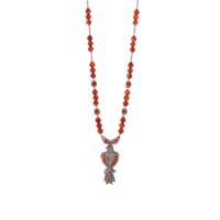 گردنبند نقره 925 عیار سیم و گوهر مدل SLN102 Simogohar SLN102 Silver Necklace