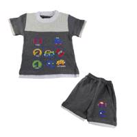 ست تی شرت و شلوارک بچه گانه جی جی کو پسرانه کد 17 Jjco T-Shirt And Short Set For boy Kids 17