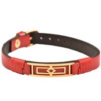 دستبند چرمی کهن چرم مدل BR92-2 Kohan Charm BR92-2 Leather Bracelet