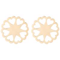 گوشواره طلا 18 عیار رزا مدل EG01 - Rosa EG01 Gold Earring