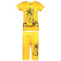 ست تی شرت و شلوارک زنانه شهر شیک مدل CL854 Shahr e Shik CL854 T-Shirt And Shorts For Women