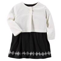 ست پیراهن و ژاکت کارترز مدل 121G867 Carters 121G867 Dress And Cardigan Set