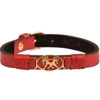 دستبند چرمی کهن چرم طرح تولد خرداد مدل BR44-2 Kohan Charm khordad BR44-2 Leather Bracelet