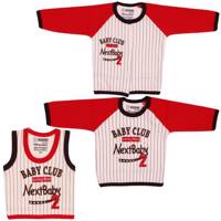 ست لباس نوزاد پوشیران مدل Baby Club بسته 3 عددی Pooshiran Baby Club Baby Clothing Set Pack Of 3
