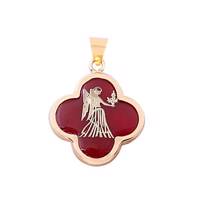 آویز گردنبند طلا مرجان مدل 008 Marjan 008 Gold Necklace Pendant Plaque