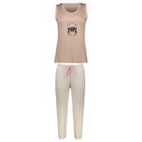 ست تی شرت و شلوار زنانه ناربن مدل خال عدسی 980 Narbon 980 T-Shirt And Pants For Women