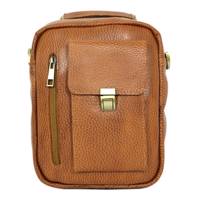 کیف دوشی چرم طبیعی چرم آرا مدل d039