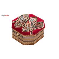 جعبه جواهرات راگچری کد AL20 سایز بزرگ Rugcherry AL20 Jewerly Box