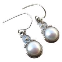 گوشواره نقره گالری مروارید کد6251
