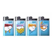 فندک دیجیپ مدل ابری بسته 4 عددی Djeep Clouds Lighter Pack Of 4